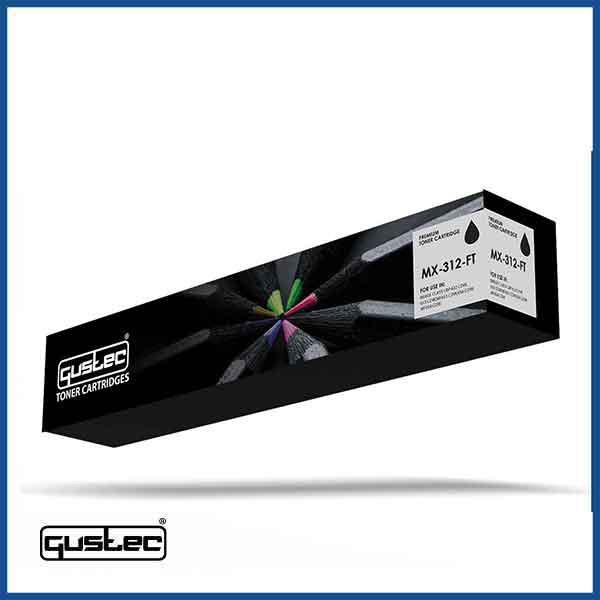 GUSTEC Sharp MX 312 FT Black Compatible Toner